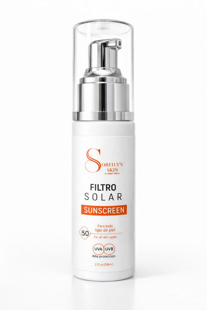 Filtro solar sunscreen